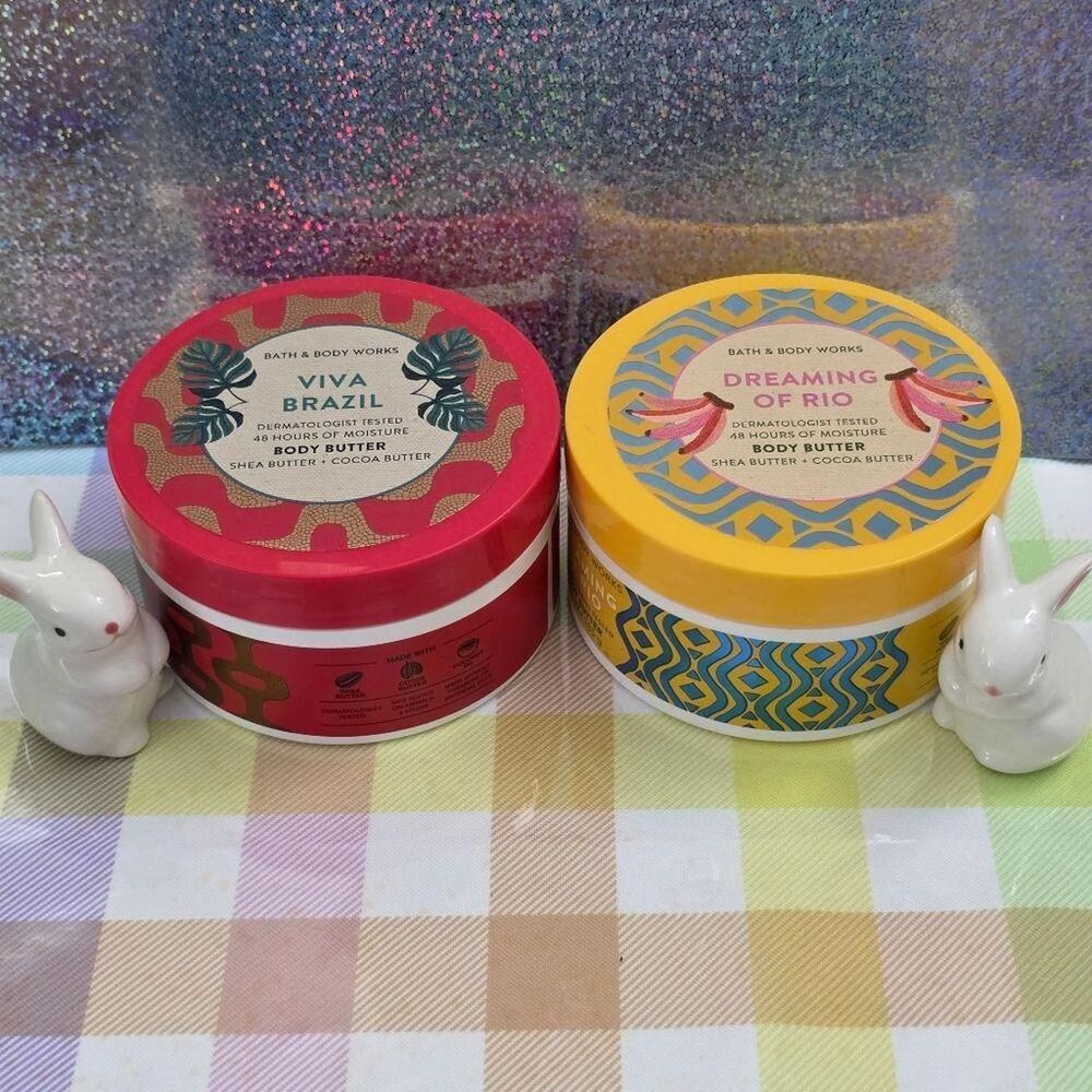 Bath Body Works Viva Brazil & Dreaming of Rio Body Butter Set NEW RARE